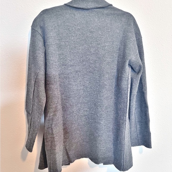 Eileen Fisher Blazer Sweater Wool Top - Picture 5 of 5